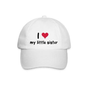 Sister - Baseballkappe - Weiß/Weiß - Vorne
