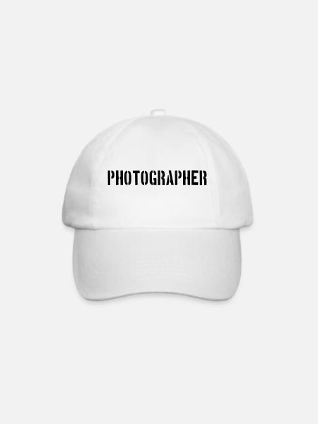 Army Photographer - Baseballkappe - Weiß/Weiß