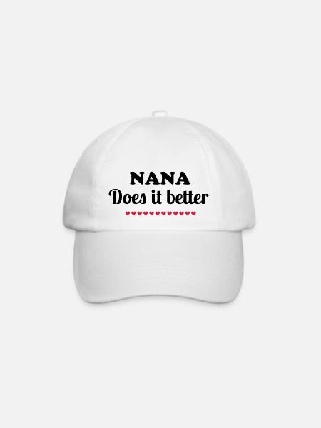 Nana - Baseballkappe - Weiß/Weiß