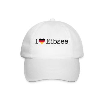 I love Eibsee - Baseballkappe - Weiß/Weiß - Vorne