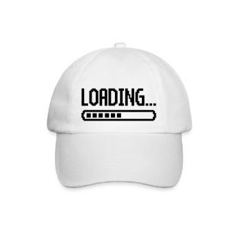 loading - Baseballkappe - Weiß/Weiß - Vorne