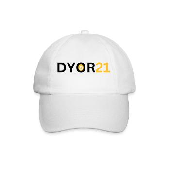 DYOR21 - Baseballkappe - Weiß/Weiß - Vorne