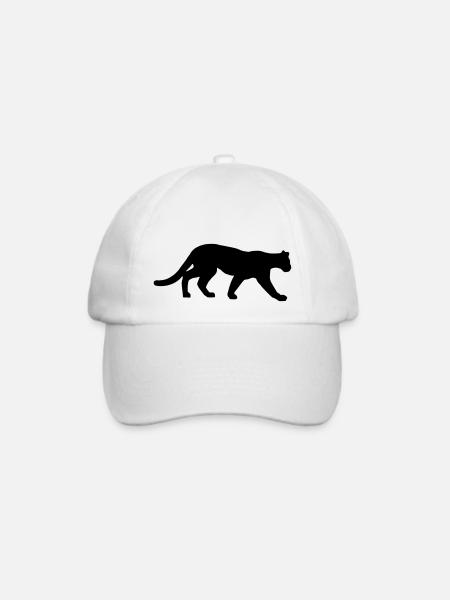 Panther - Baseballkappe - Weiß/Weiß