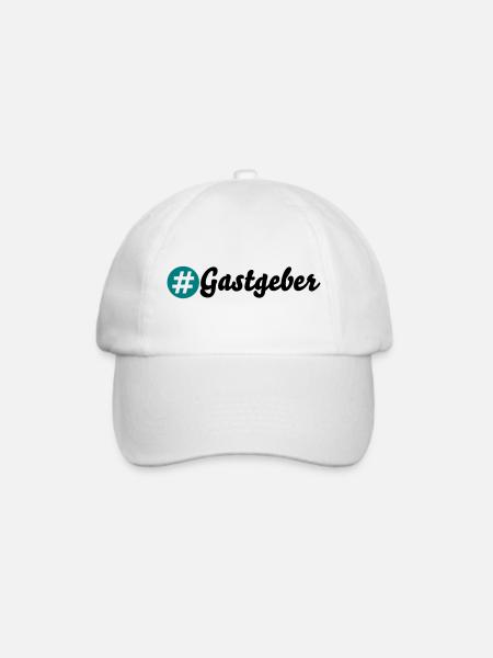 Gastgeber - Baseballkappe - Weiß/Weiß