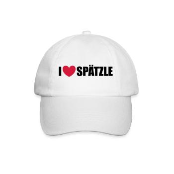 Spätzle - Baseballkappe - Weiß/Weiß - Vorne