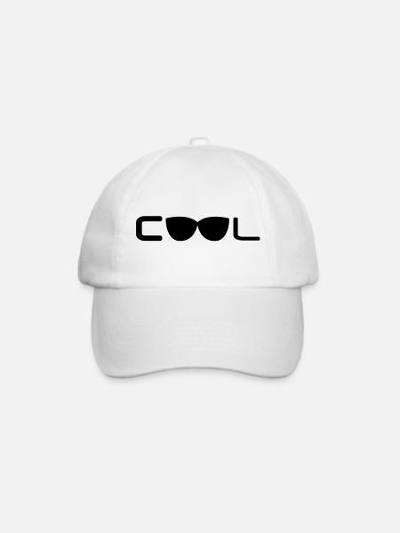 cool - Baseballkappe - Weiß/Weiß