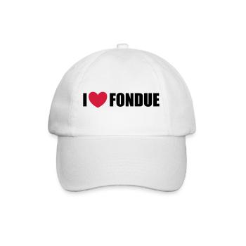 Fondue - Baseballkappe - Weiß/Weiß - Vorne