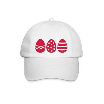 Ostern Eier - Baseballkappe - Weiß/Weiß - Vorne