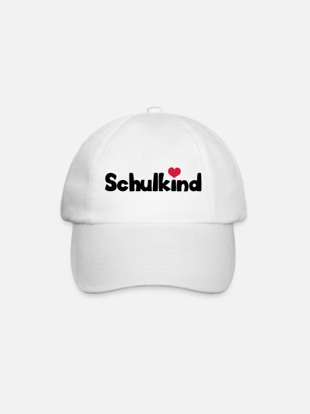 schulkind - Baseballkappe - Weiß/Weiß