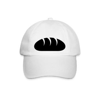 Brot - Baseballkappe - Weiß/Weiß - Vorne