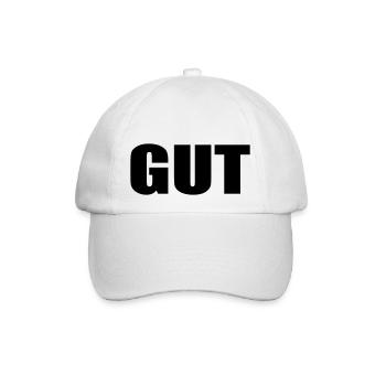 GUT - Baseballkappe - Weiß/Weiß - Vorne