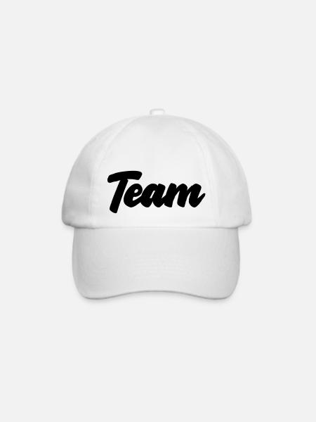 team - Baseballkappe - Weiß/Weiß