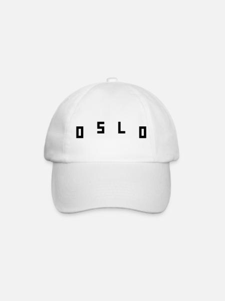 Oslo - Baseballkappe - Weiß/Weiß