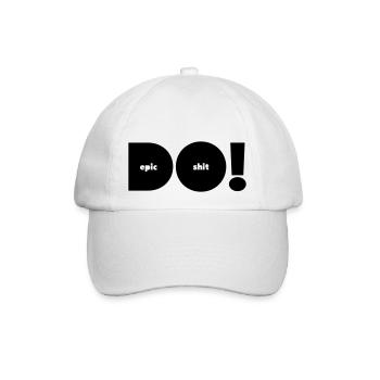 do epic shit alternativ - Baseballkappe - Weiß/Weiß - Vorne