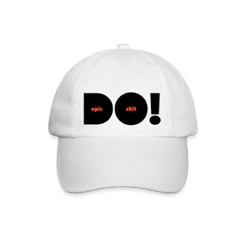 do epic shit alternativ zweifarbig - Baseballkappe - Weiß/Weiß - Vorne