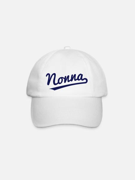 Nonna - Baseballkappe - Weiß/Weiß