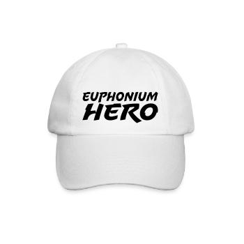 Euphonium Hero - Baseballkappe - Weiß/Weiß - Vorne