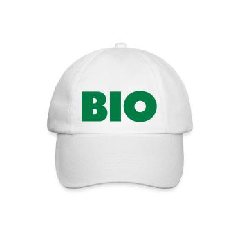 BIO - Baseballkappe - Weiß/Weiß - Vorne