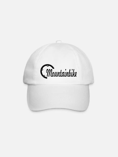 mountainbike - Baseballkappe - Weiß/Weiß