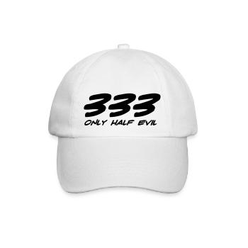 Half evil - Baseballkappe - Weiß/Weiß - Vorne