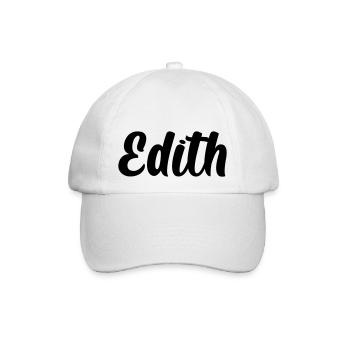 Edith - Baseballkappe - Weiß/Weiß - Vorne