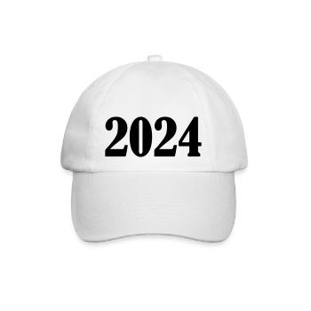 2024 - Baseballkappe - Weiß/Weiß - Vorne