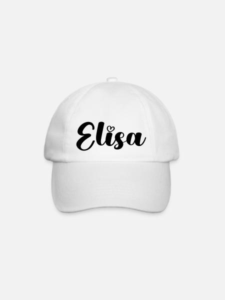 elisa - Baseballkappe - Weiß/Weiß