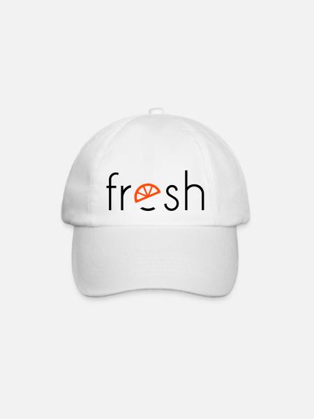fresh - 2 Farben - Baseballkappe - Weiß/Weiß
