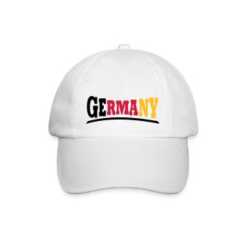 Germany - Baseballkappe - Weiß/Weiß - Vorne