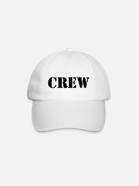 Crew - Baseballkappe - Weiß/Weiß