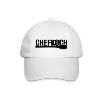 Chefkoch - Baseballkappe - Weiß/Weiß - Vorne