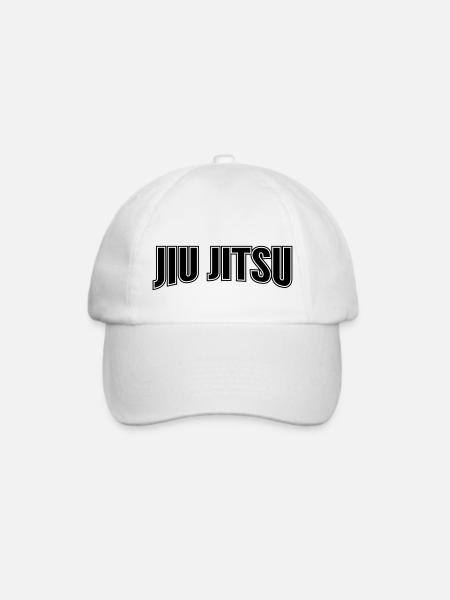 jiu jitsu - Baseballkappe - Weiß/Weiß