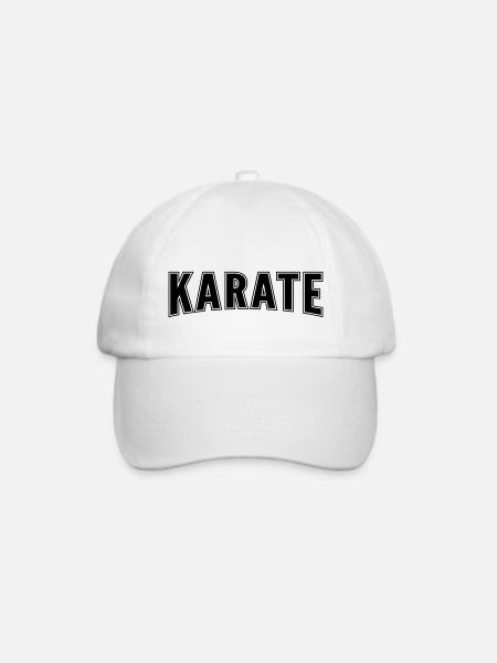 Karate - Baseballkappe - Weiß/Weiß