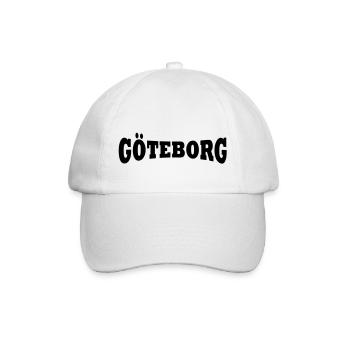 Göteborg Schriftzug - Baseballkappe - Weiß/Weiß - Vorne