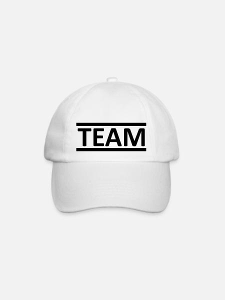 team - Baseballkappe - Weiß/Weiß