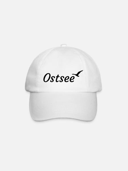 Ostsee - Baseballkappe - Weiß/Weiß