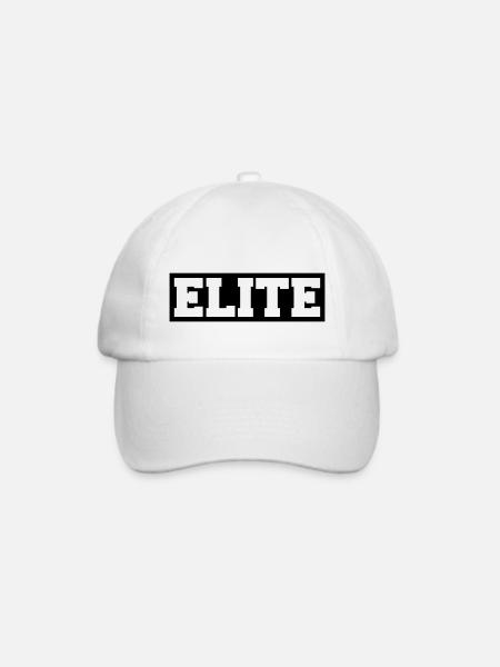 Elite - Baseballkappe - Weiß/Weiß