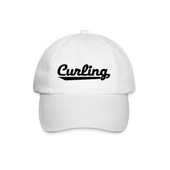 Curling - Baseballkappe - Weiß/Weiß - Vorne