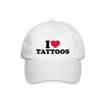 Tattoo - Baseballkappe - Weiß/Weiß - Vorne