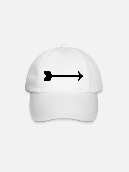 Arrow - Baseballkappe - Weiß/Weiß