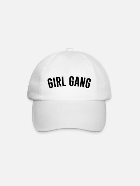 Girl Gang - Baseballkappe - Weiß/Weiß