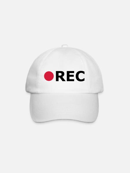RECORD - Baseballkappe - Weiß/Weiß