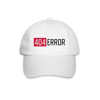 404 ERROR - Baseballkappe - Weiß/Weiß - Vorne