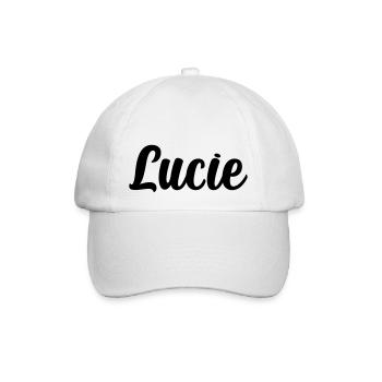 Lucie - Baseballkappe - Weiß/Weiß - Vorne
