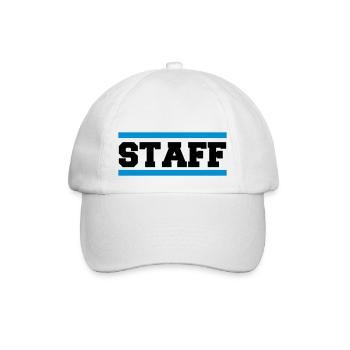 staff - Baseballkappe - Weiß/Weiß - Vorne