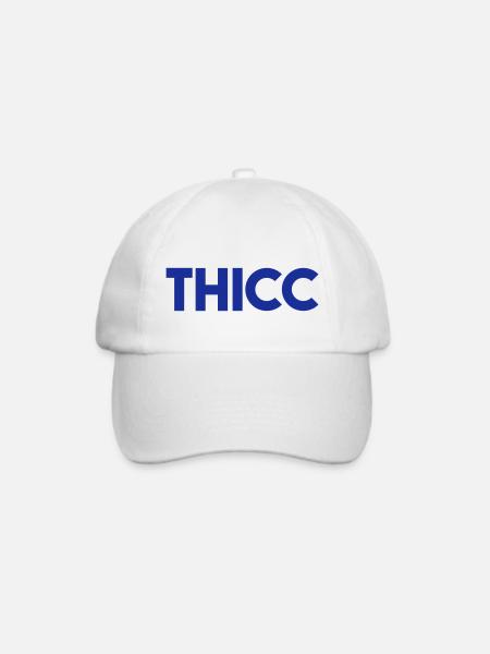 THICC - Baseballkappe - Weiß/Weiß