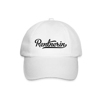Rentnerin - Baseballkappe - Weiß/Weiß - Vorne