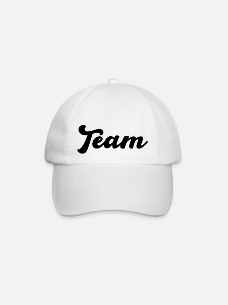 team - Baseballkappe - Weiß/Weiß