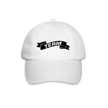 Team - Baseballkappe - Weiß/Weiß - Vorne