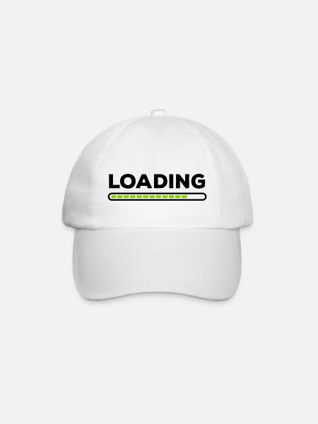Loading - Baseballkappe - Weiß/Weiß